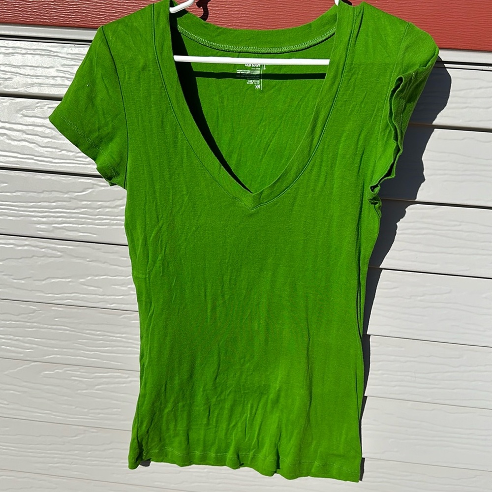 Old Navy size Large Green Short Sleeve Tee